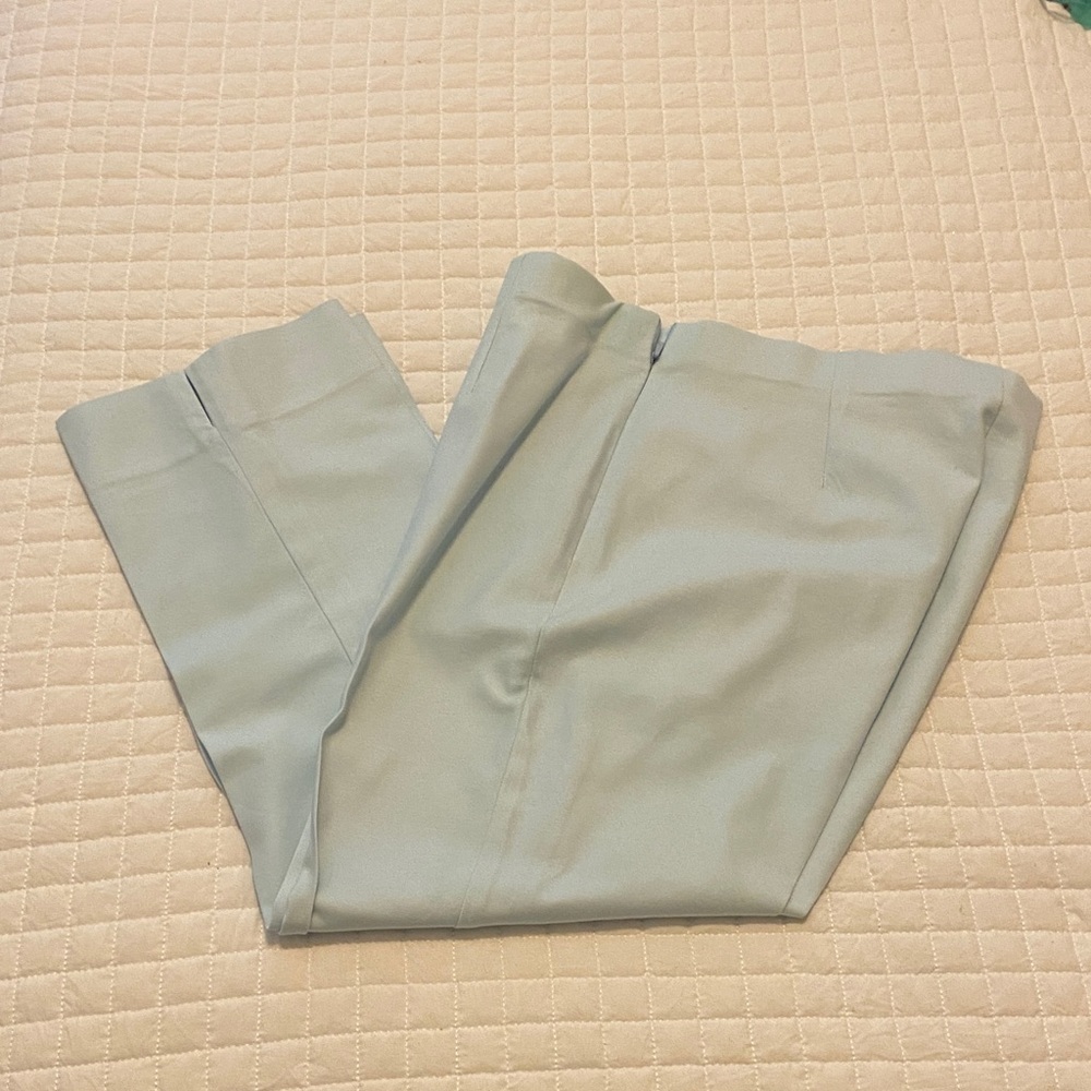 NIC+ZOE Light Blue Cropped Pants